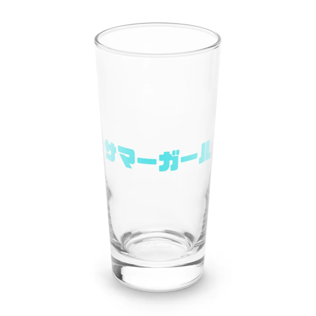 Mitarashi_のサマーガール Long Sized Water Glass :front