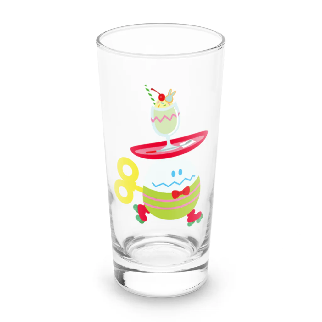 めろめろ♡すとあ〜のウェイターエッグ Long Sized Water Glass :front