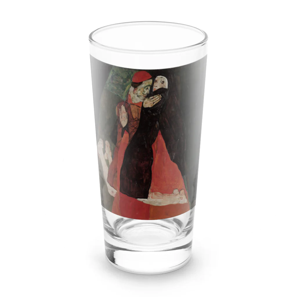 世界美術商店の枢機卿と尼僧(愛撫) / Cardinal and Nun (Caress) Long Sized Water Glass :front