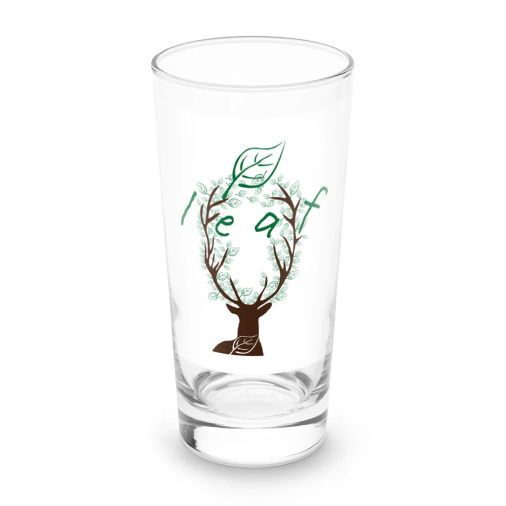 キャンプグッズ【tゑnt by leaf】の鹿leaf Long Sized Water Glass :front