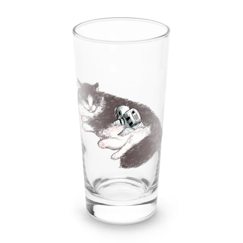 ばろうずのオブジェクト「猫」 Long Sized Water Glass :front