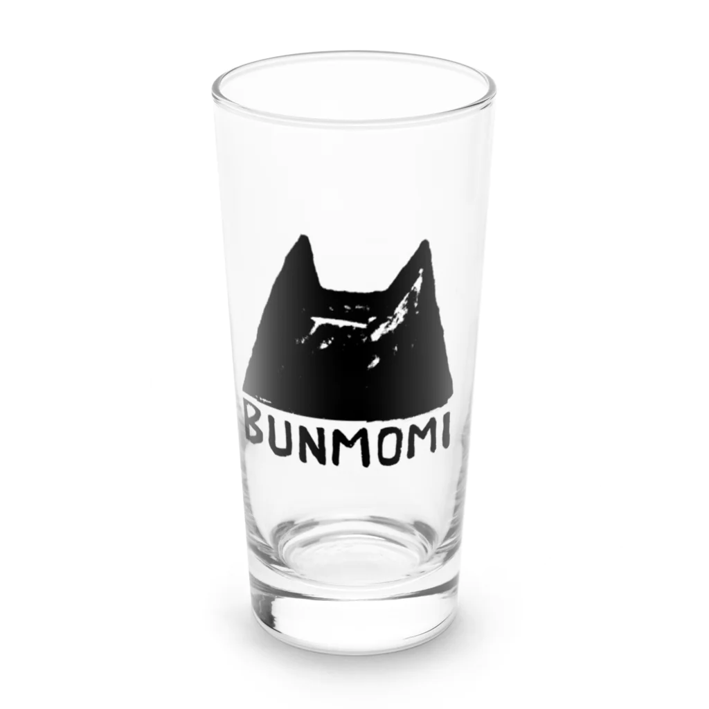 BUNMOMIのブンモミロゴシルエット_2 Long Sized Water Glass :front