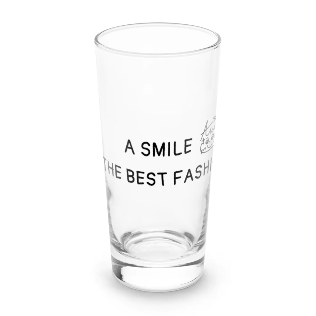 Sano Ami Officalの笑顔は最高のおしゃれ〜毎日をハッピーに！ Long Sized Water Glass :front