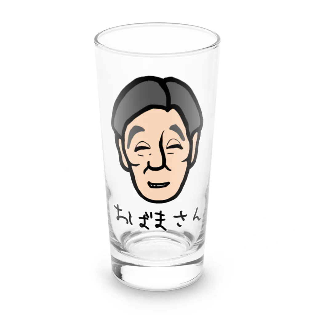 LalaHangeulのおばまさん Long Sized Water Glass :front