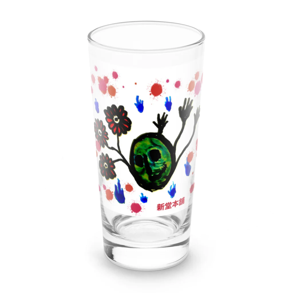 新堂本舗のホラーちゃん Long Sized Water Glass :front