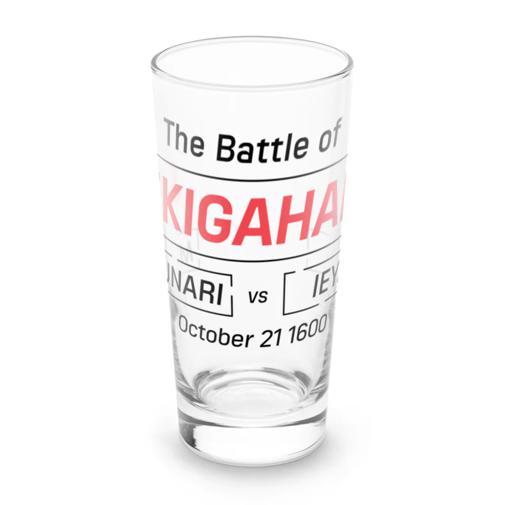 KAWAGOE GRAPHICSの関ケ原の戦い Long Sized Water Glass :front