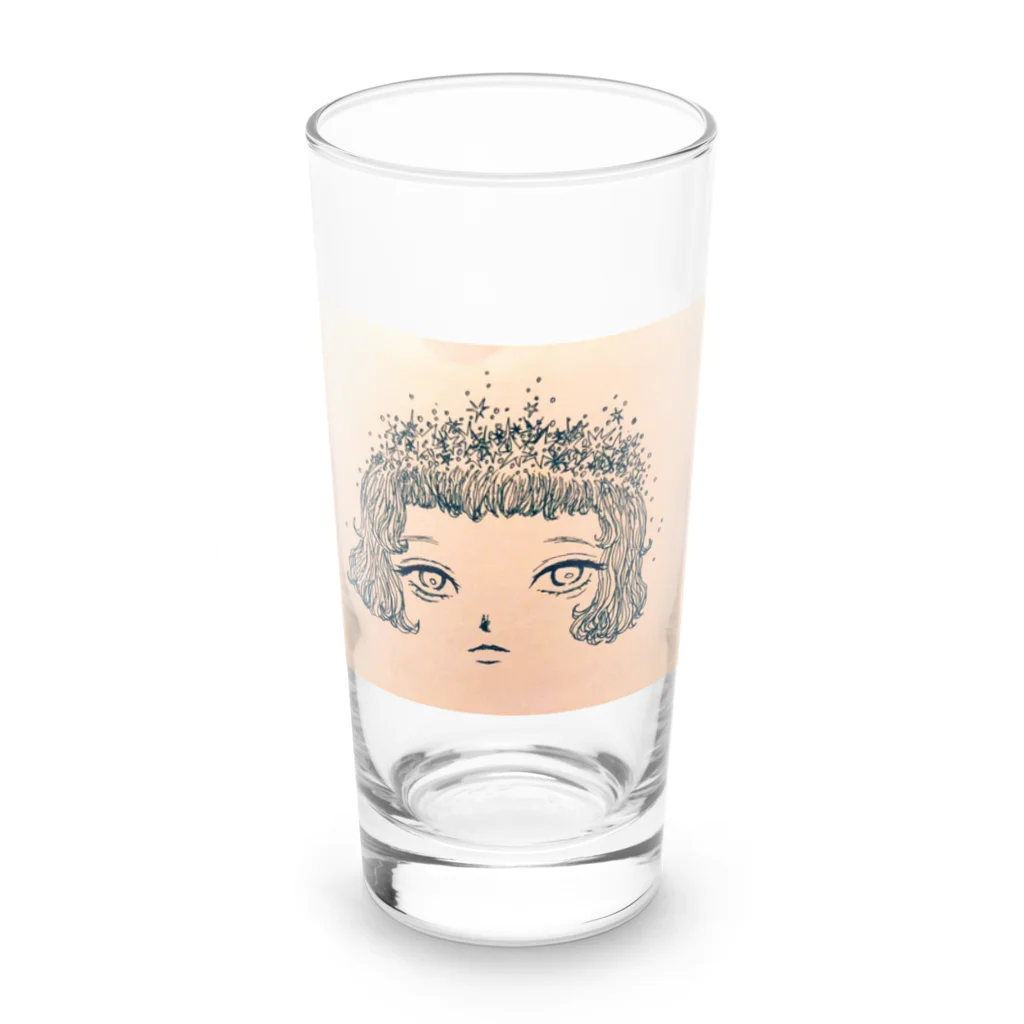 塩バターの絵空 Long Sized Water Glass :front