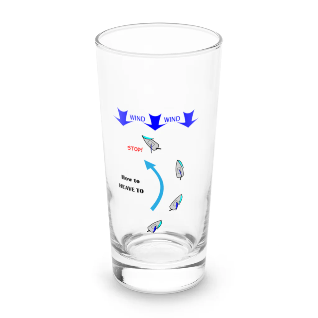 九十九屋のHow to HEAVE TO Long Sized Water Glass :front