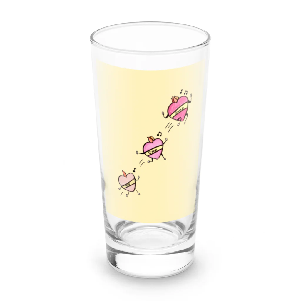 meg＊artの努力を楽しむ Long Sized Water Glass :front