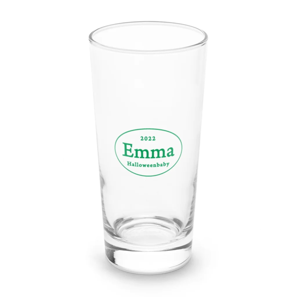 クリームチーズのえまちゃん生誕ロゴ Long Sized Water Glass :front