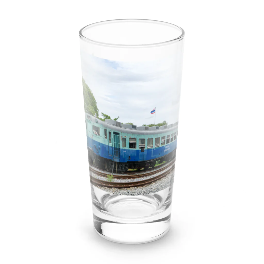 Second_Life_of_Railwaysの超貴重！タイ国鉄に残る現役のキハ５８系 Long Sized Water Glass :front