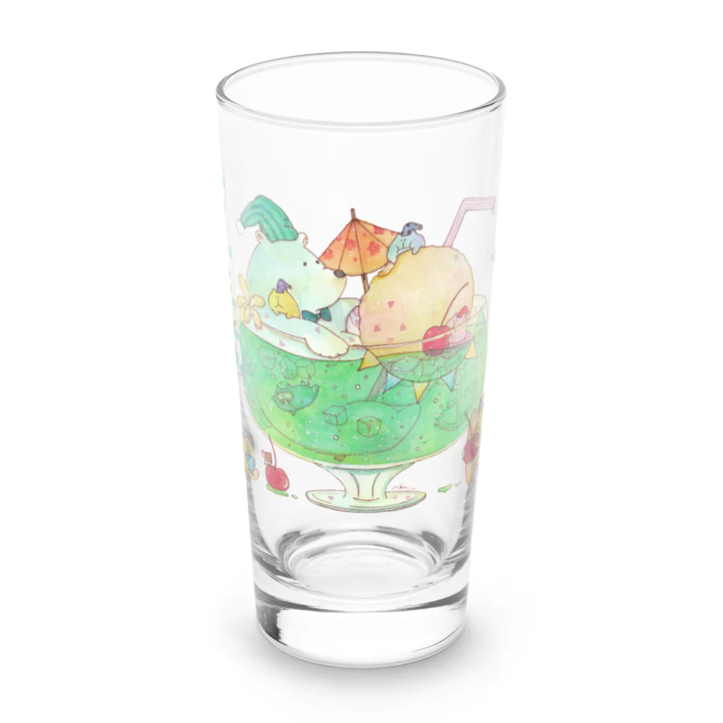 NONKI NIKKIのシロクマの夢 Long Sized Water Glass :front