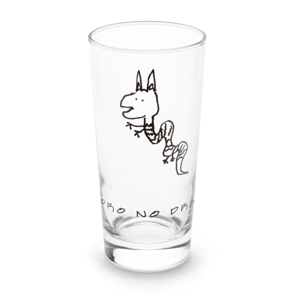 北風のゼリーのココロノドラゴン Long Sized Water Glass :front