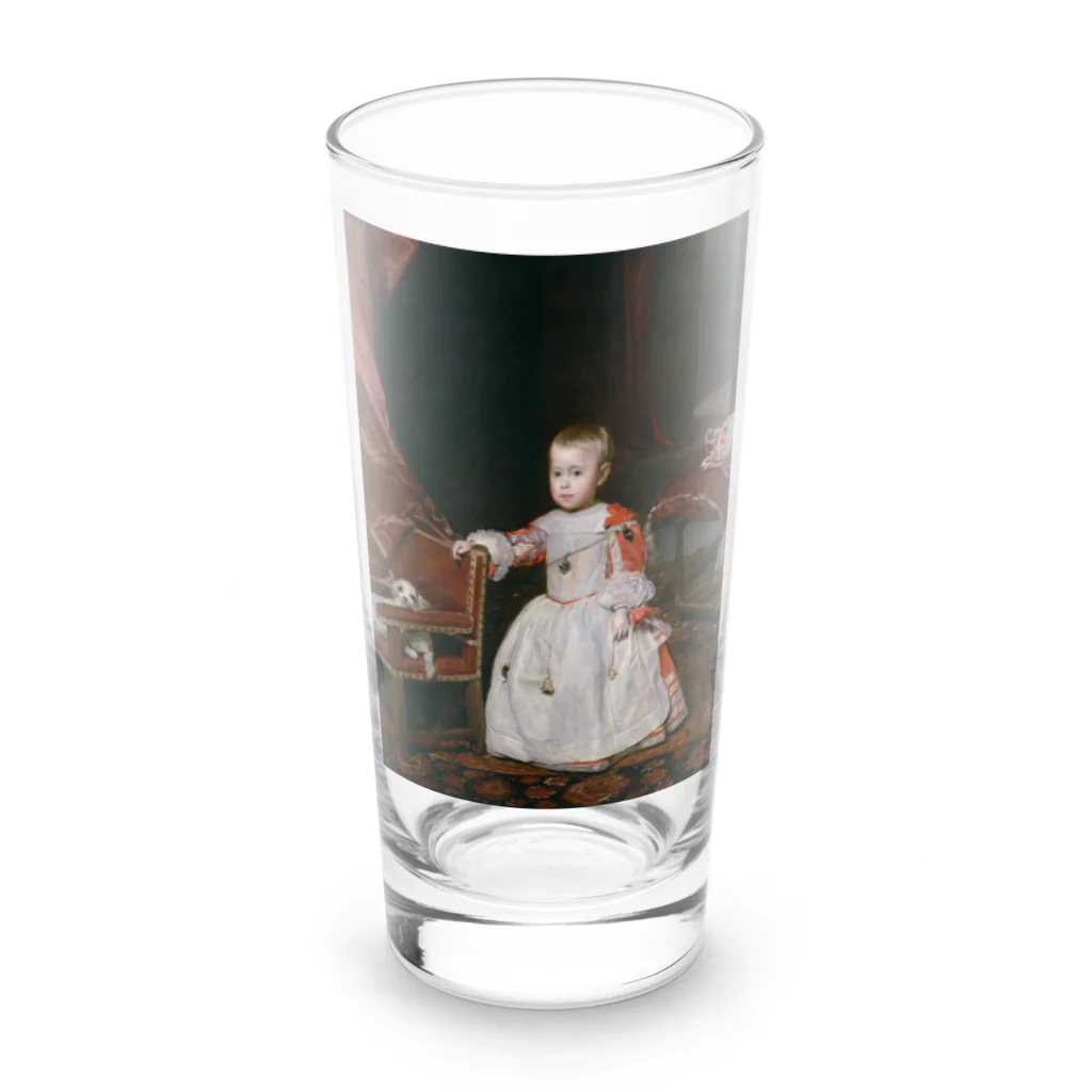 世界美術商店の皇太子フェリペ・プロスぺロの肖像 / Portrait of Prince Philip Prospero Long Sized Water Glass :front