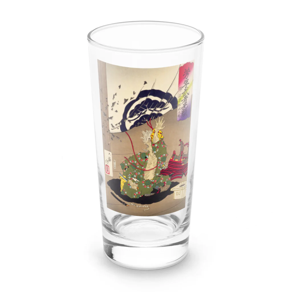 寿めでたや(ukiyoe)の浮世絵：月岡芳年_芳年武者无類 弾正忠松永久秀 Long Sized Water Glass :front