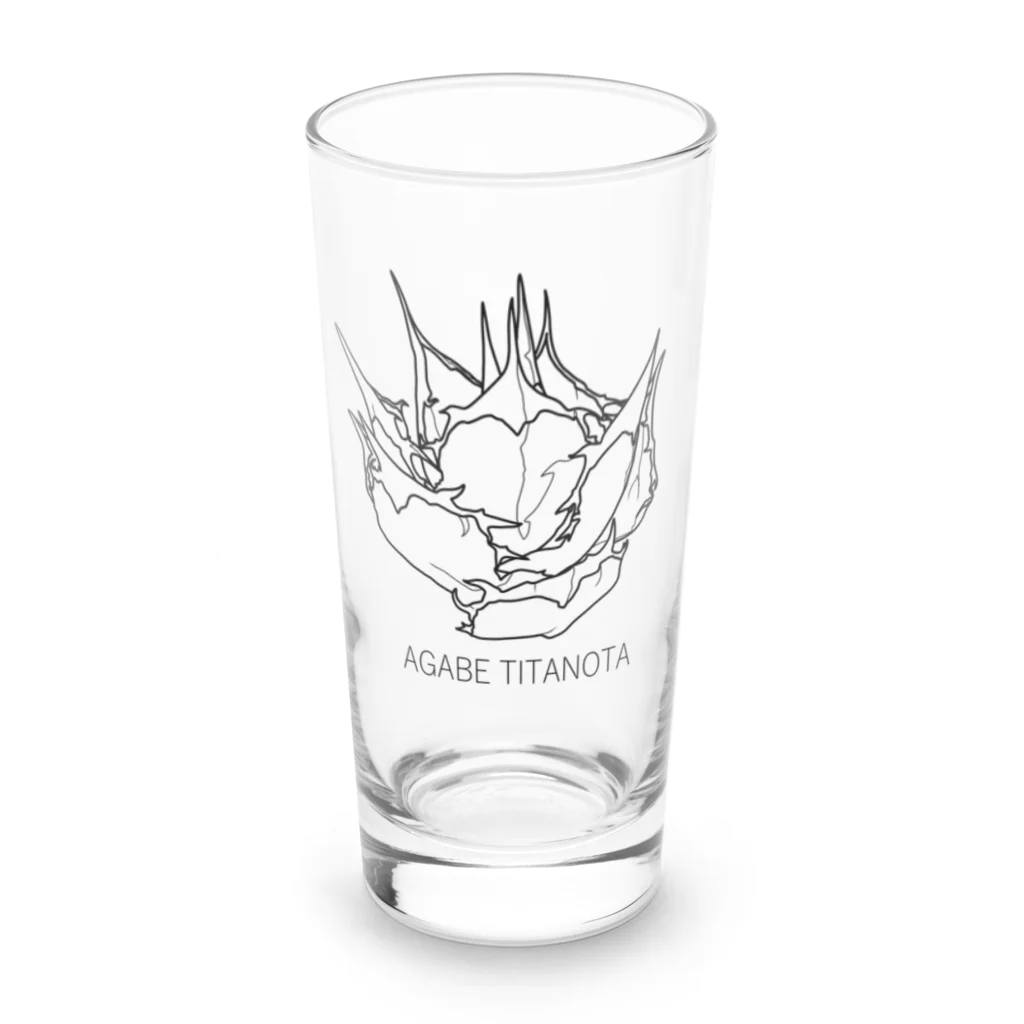 nrms0901のアガベ Long Sized Water Glass :front