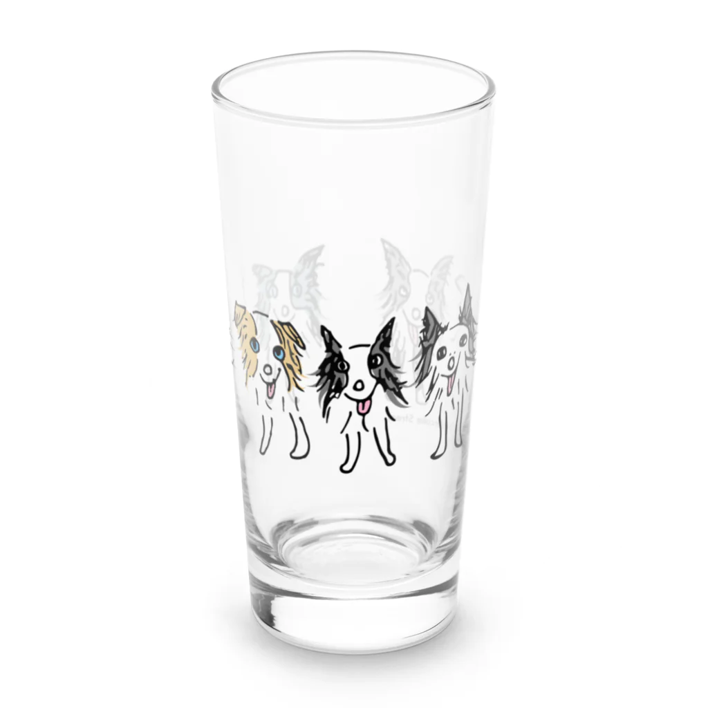 Bordercollie StreetのBCA709-2 Long Sized Water Glass :front