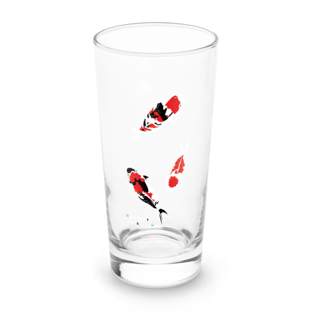 モダンラヂオの【NISHIKIGOI】 Long Sized Water Glass :front