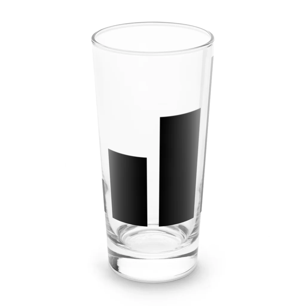 PyriteDesignのアンテナ3本【日用品】【横幅いっぱい】【デザイン色：黒】 Long Sized Water Glass :front