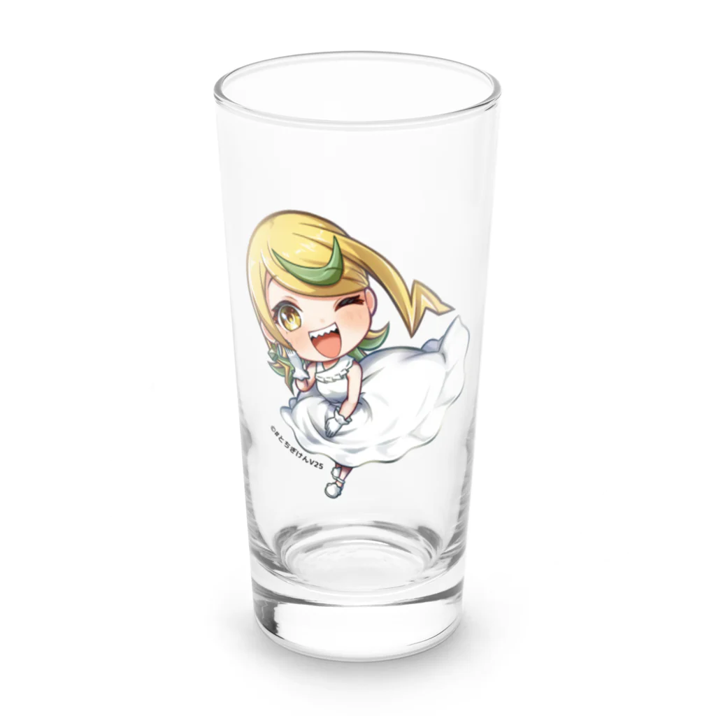 #とちぎけんV25 Official Shopの雷都お嬢様の餃子を食べにいきますわよシリーズ Long Sized Water Glass :front