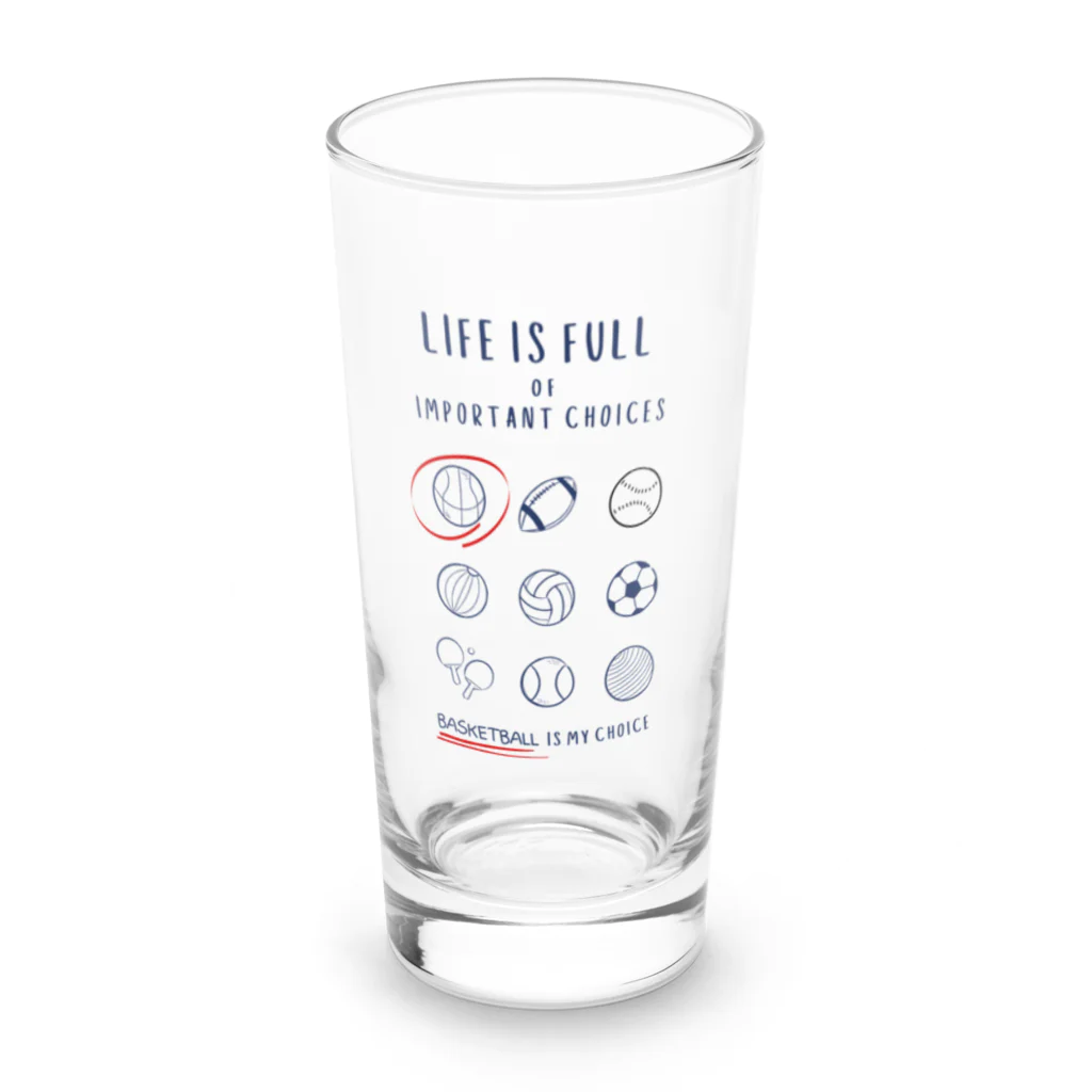 jamfish_goodiesのCHOICEバスケ Long Sized Water Glass :front