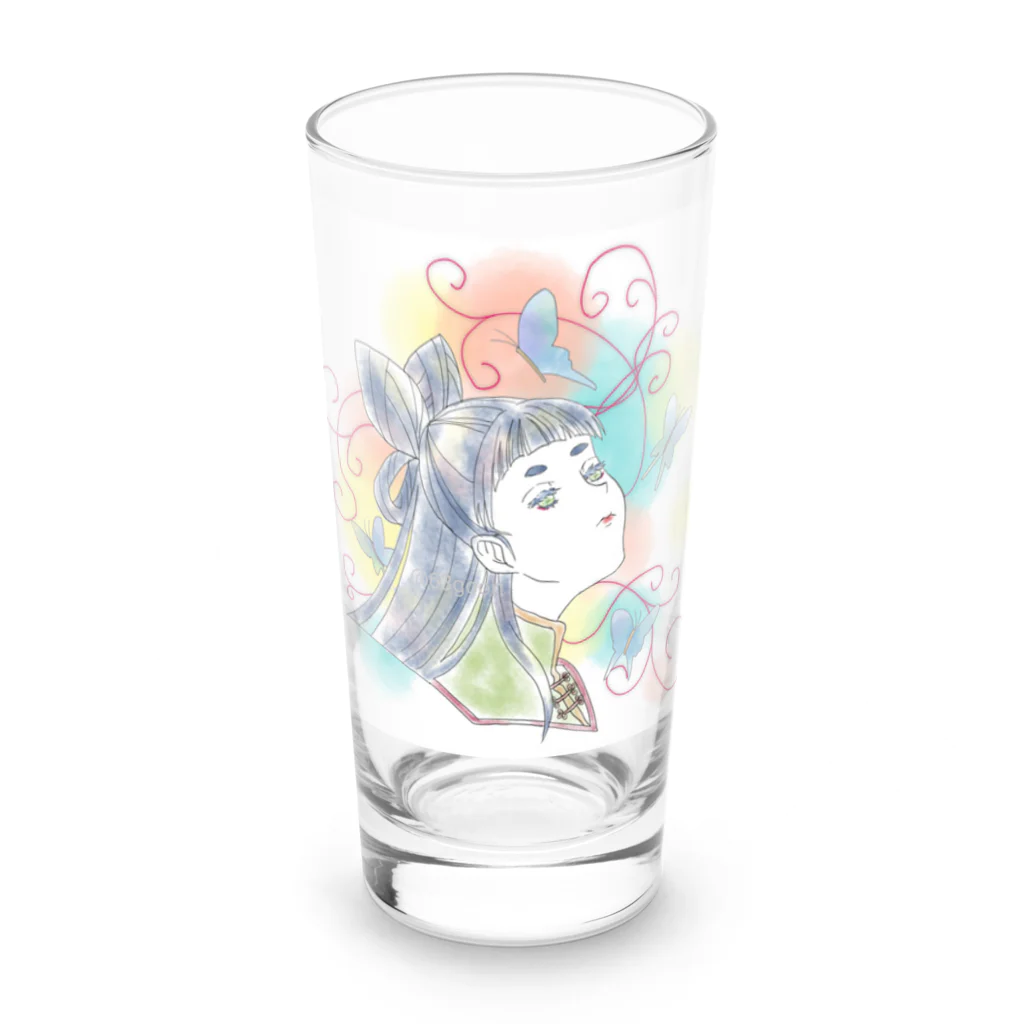 モダンラヂオの【オリエンタルガール】 Long Sized Water Glass :front