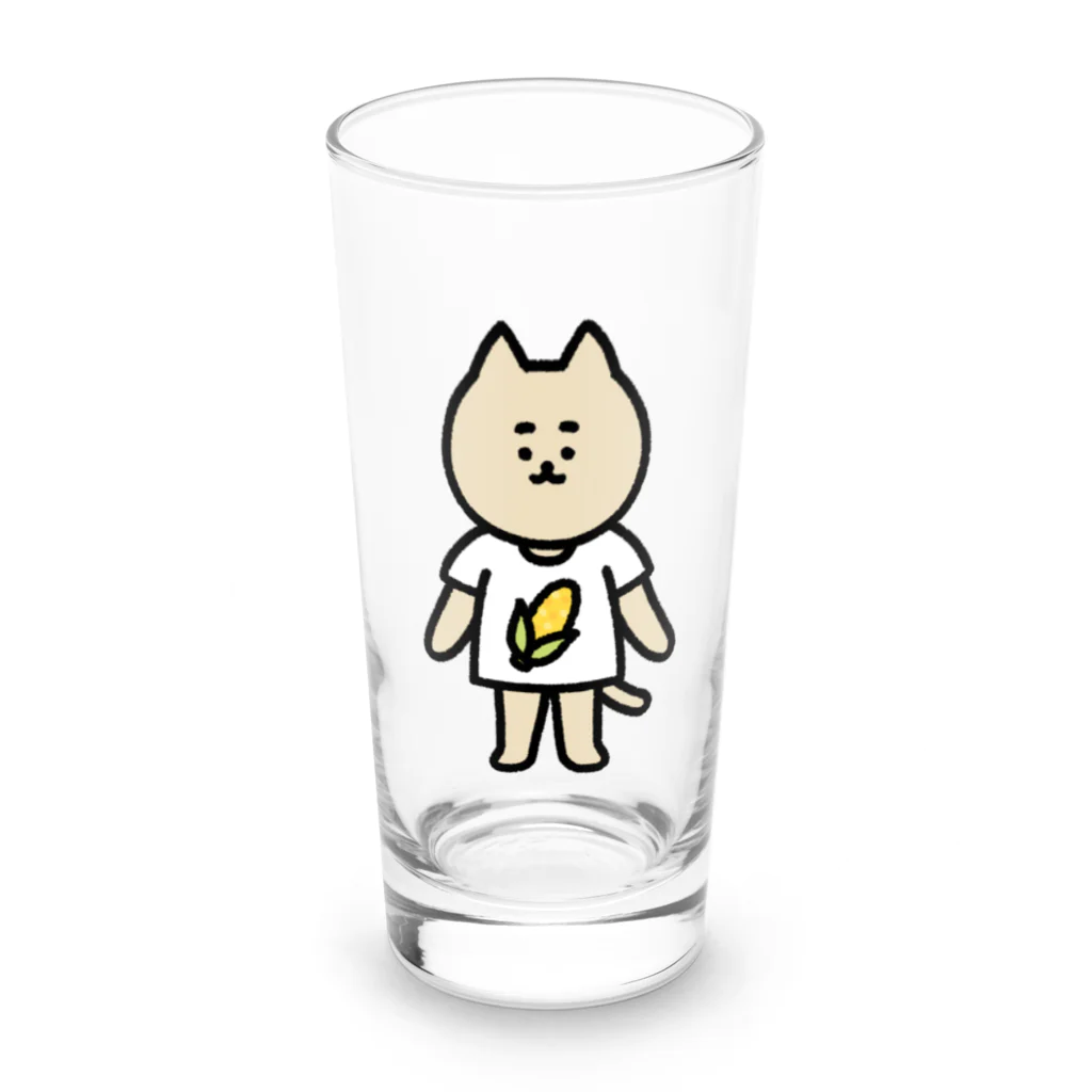 morocoshi-lifeのねこもろこし（ぴっ） Long Sized Water Glass :front