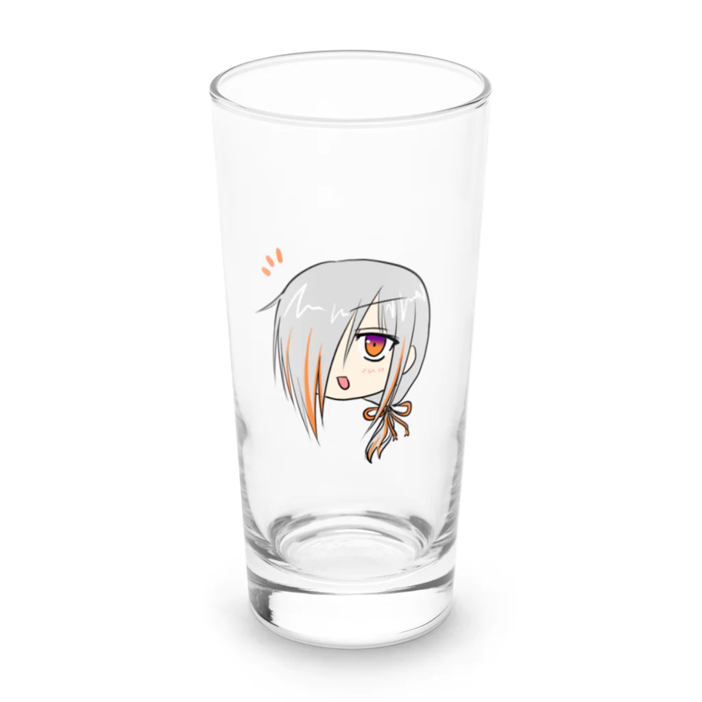 オレンジ相田のショップの相田ちゃん Long Sized Water Glass :front