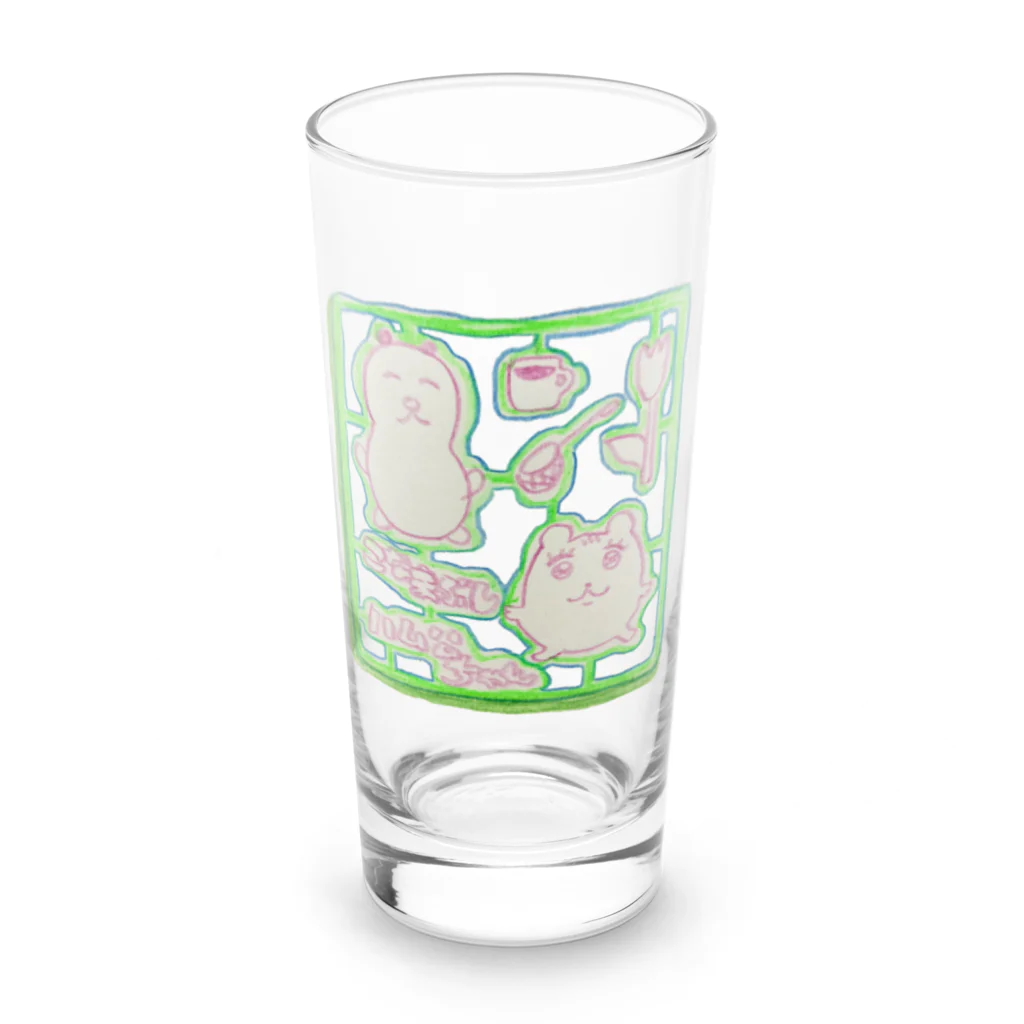 しもむらちべそのプラモデルハム公ちゃんとこなまぶし Long Sized Water Glass :front