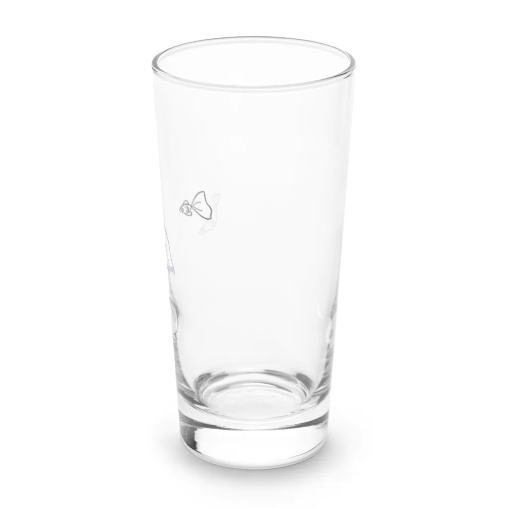 天麩羅御結びのしずんでいる Long Sized Water Glass :front