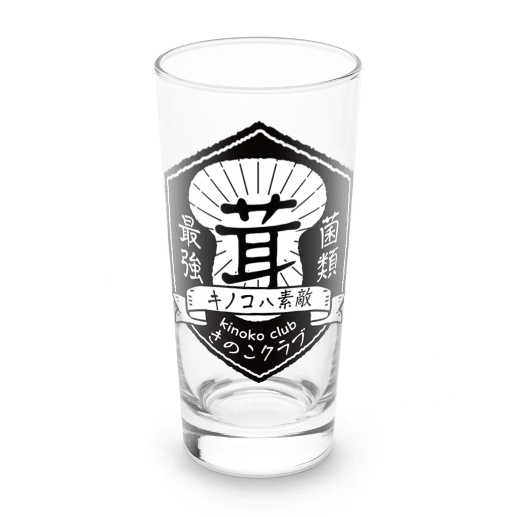 イラストレーター・高橋ポルチーナショップのきのこを愛するきのこクラブ非公式グッズ Long Sized Water Glass :front