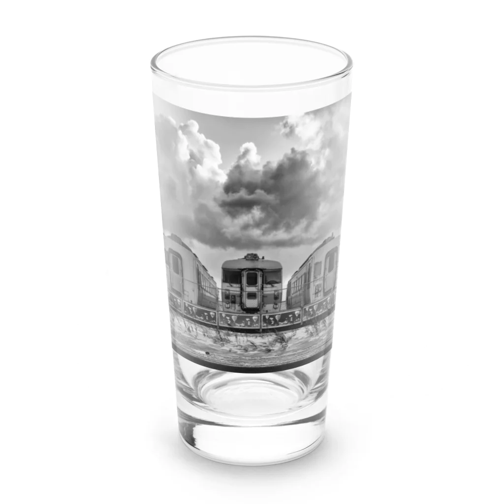 Second_Life_of_Railwaysの北海道でタイへの出国を待つキハ183系「白坊主」 Long Sized Water Glass :front