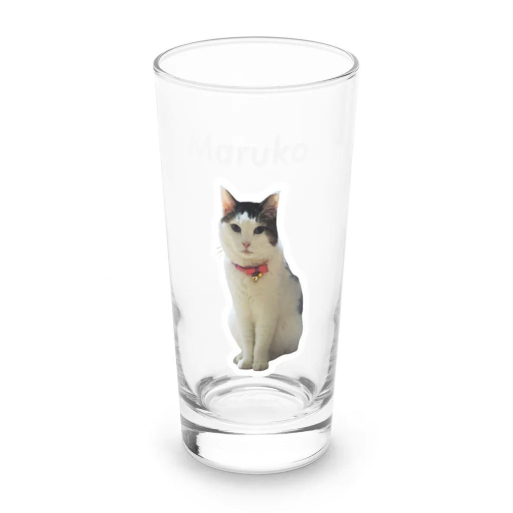 𝙈𝙊𝙈𝙊'𝙨 𝙎𝙝𝙤𝙥のまる子 Long Sized Water Glass :front