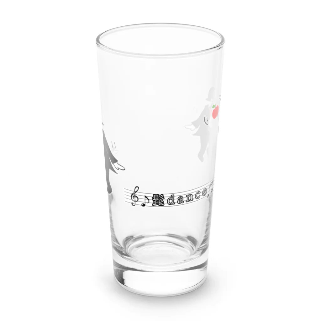 momolove のふたりで髭ダンス Long Sized Water Glass :front