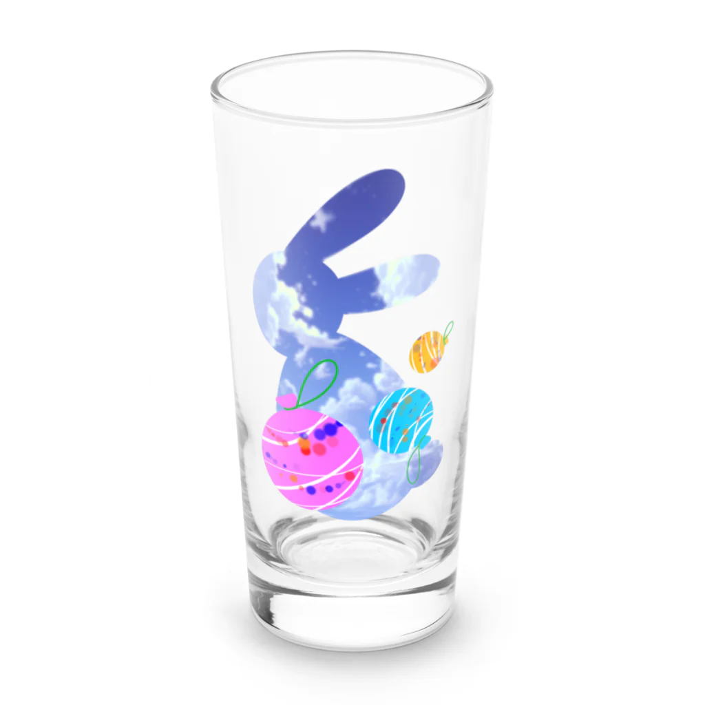 Rabbitflowerの夏の思い出 Long Sized Water Glass :front