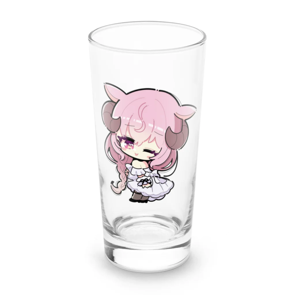 羊娘めめ🐏🍮癒しーぷVtuber💗ASMRのめめ姉SD Long Sized Water Glass :front