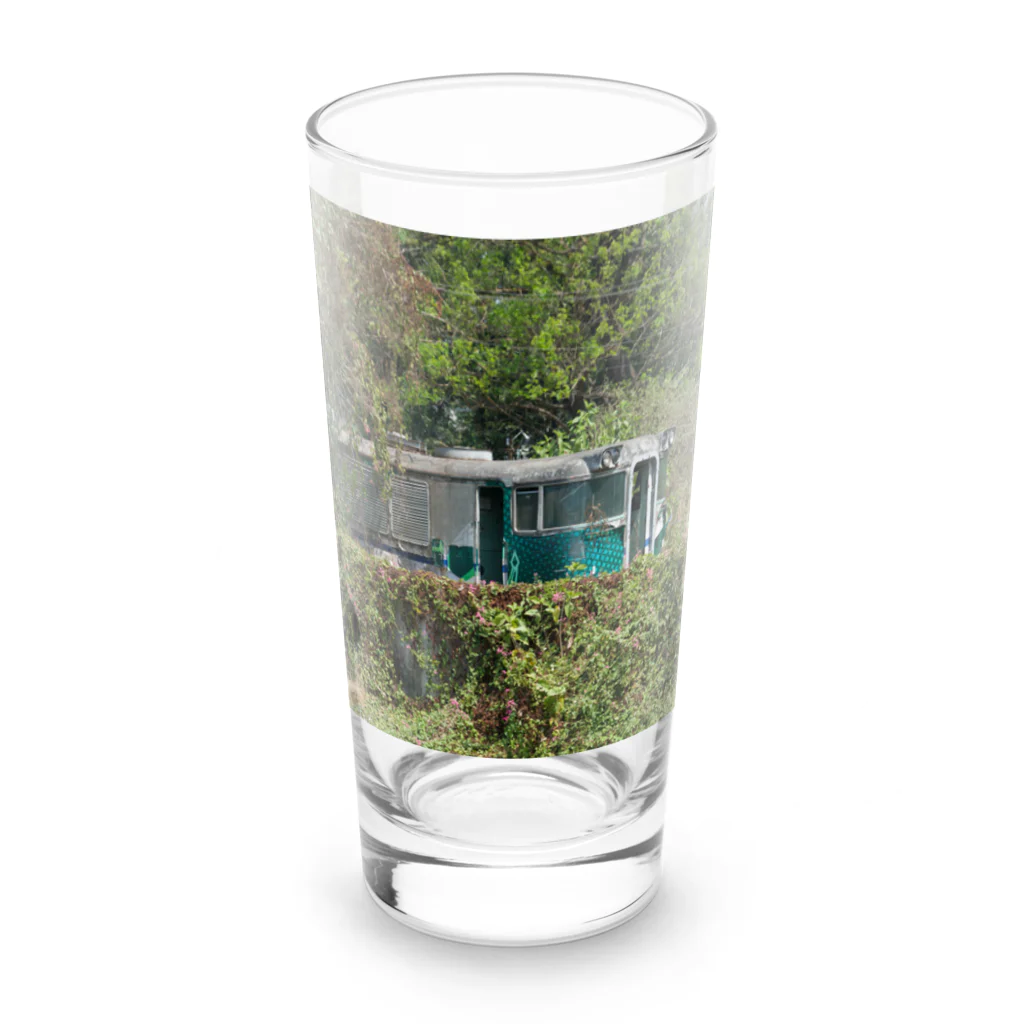 Second_Life_of_Railwaysの元特急「はまかぜ」キハ181系がミャンマーで朽ちてゆく Long Sized Water Glass :front