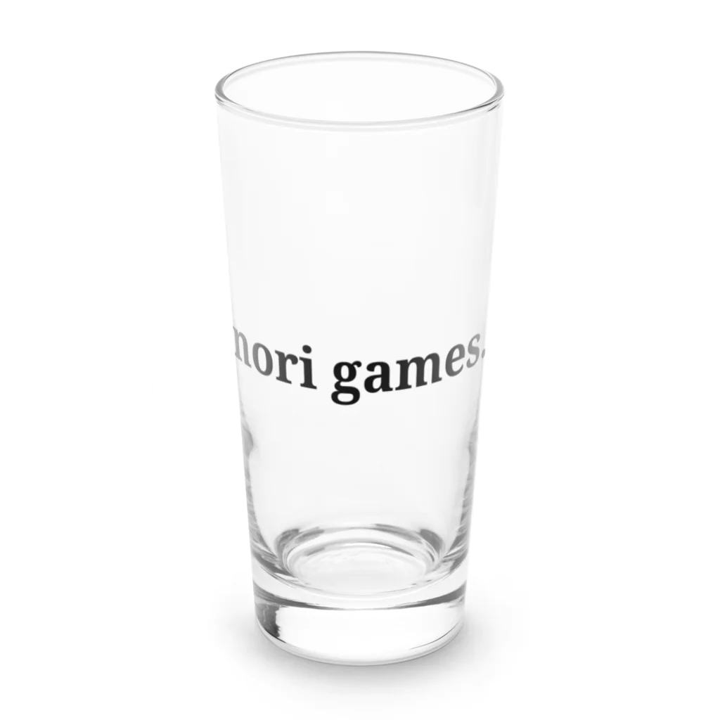 nori games.Shopのnori games. シンプルブラック Long Sized Water Glass :front