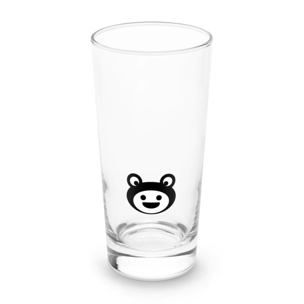 ヨープキャンが気になったのケロっ子 ヘッド ブラック ポイント Long Sized Water Glass :front