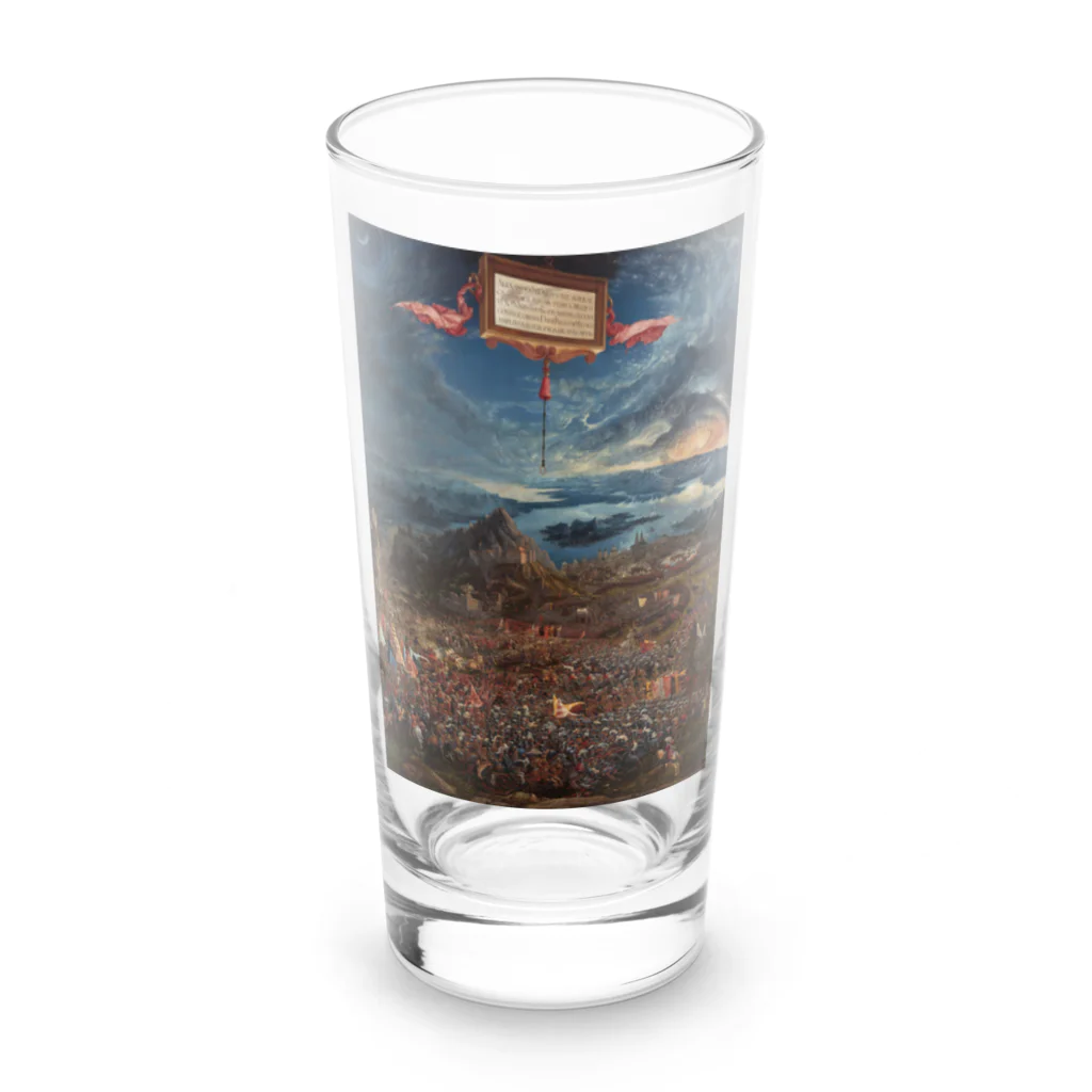 世界美術商店のアレクサンダー大王の戦い / The Battle of Alexander at Issus Long Sized Water Glass :front