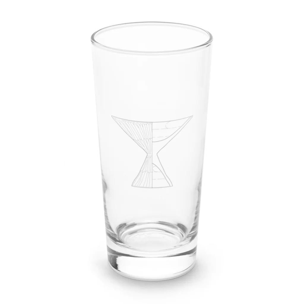 やなぎの土器の実測図 / シンプル Long Sized Water Glass :front