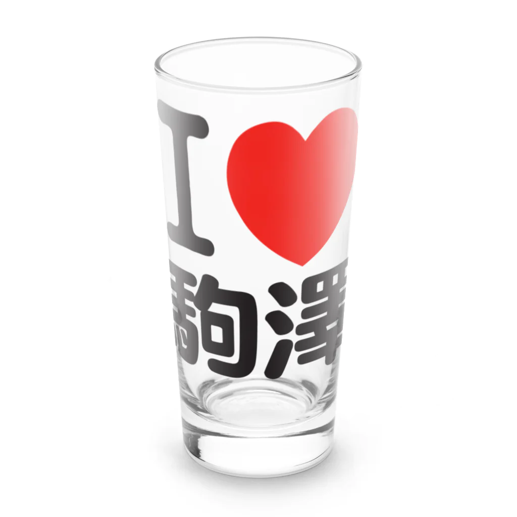 I LOVE SHOPのI LOVE 駒澤 Long Sized Water Glass :front
