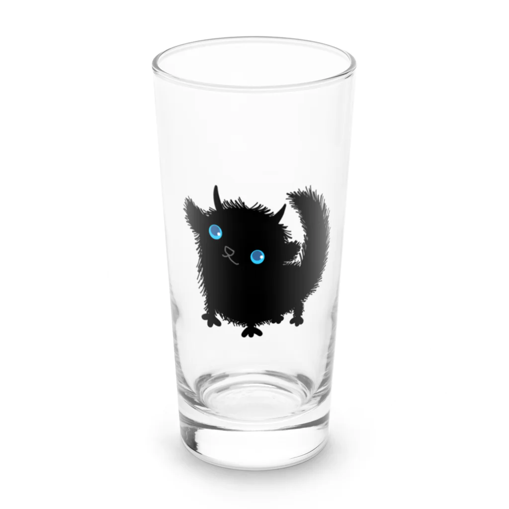 のほほん屋の山犬のモプ Long Sized Water Glass :front