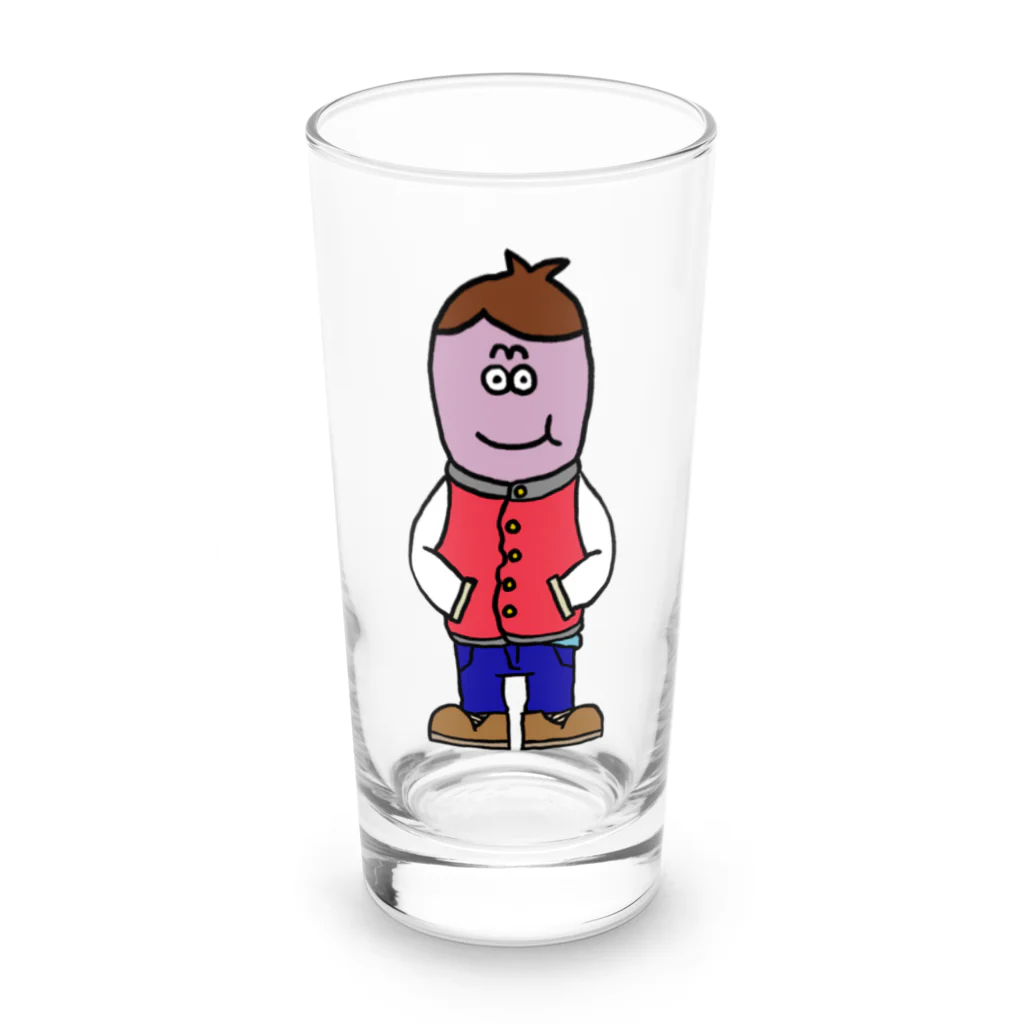 HAMIDASHIのブルックくん Long Sized Water Glass :front