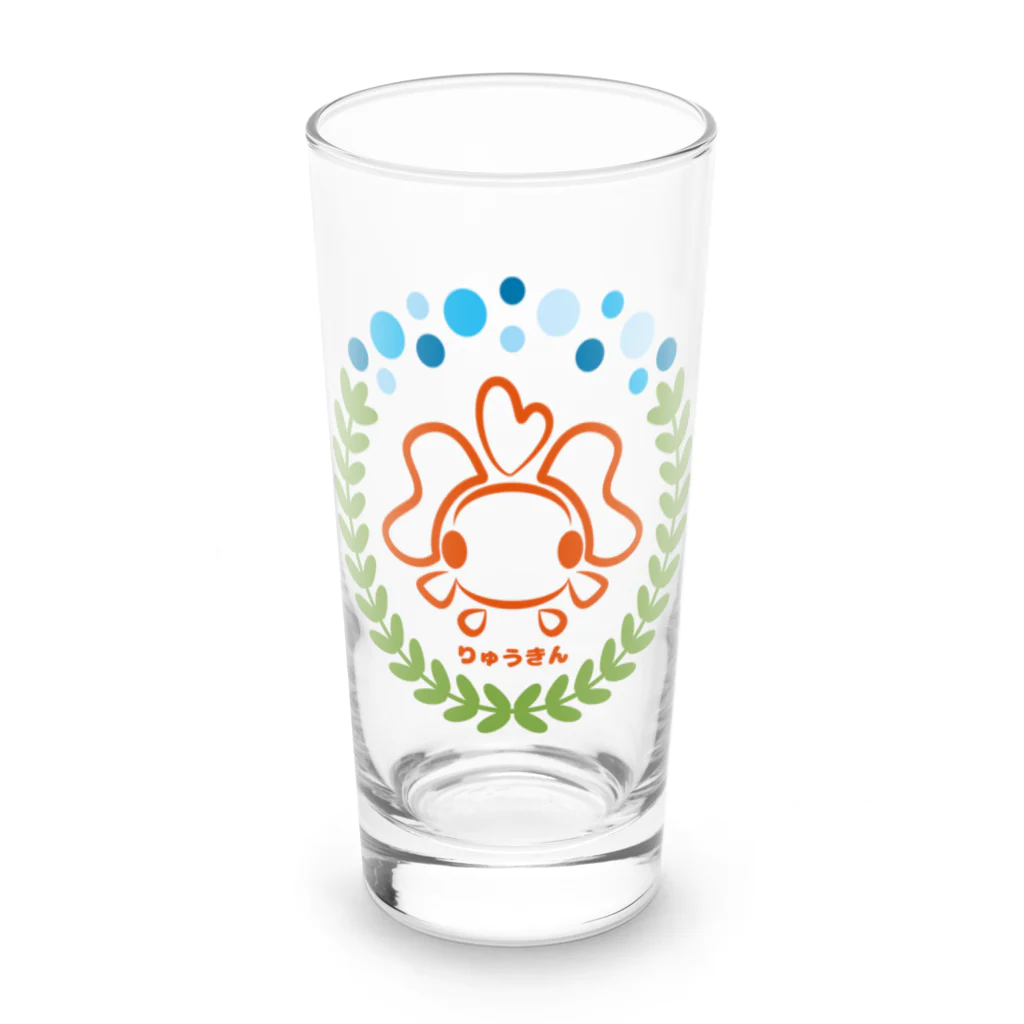 SAYACOのりゅうきん　水草モチーフ Long Sized Water Glass :front