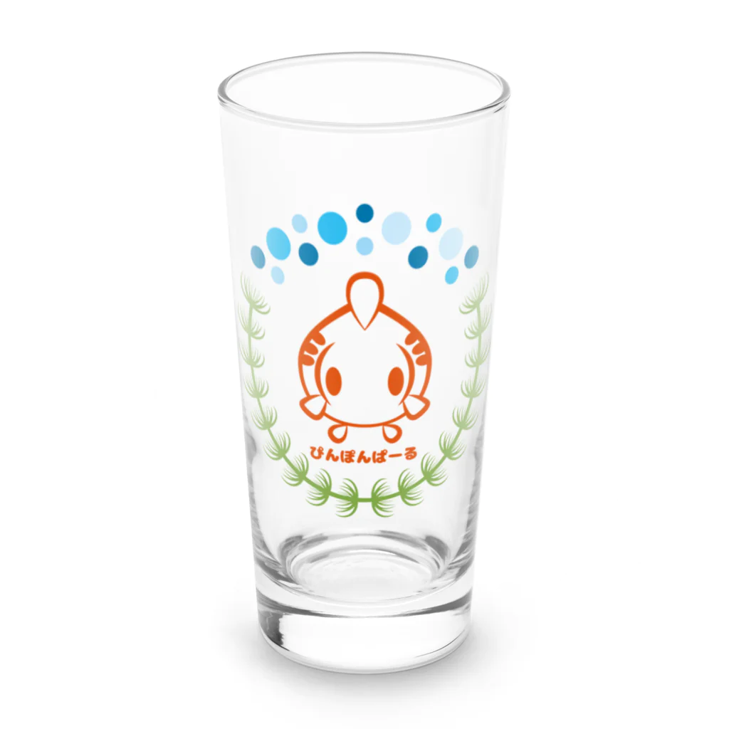 SAYACOのぴんぽんぱーる　水草モチーフ Long Sized Water Glass :front