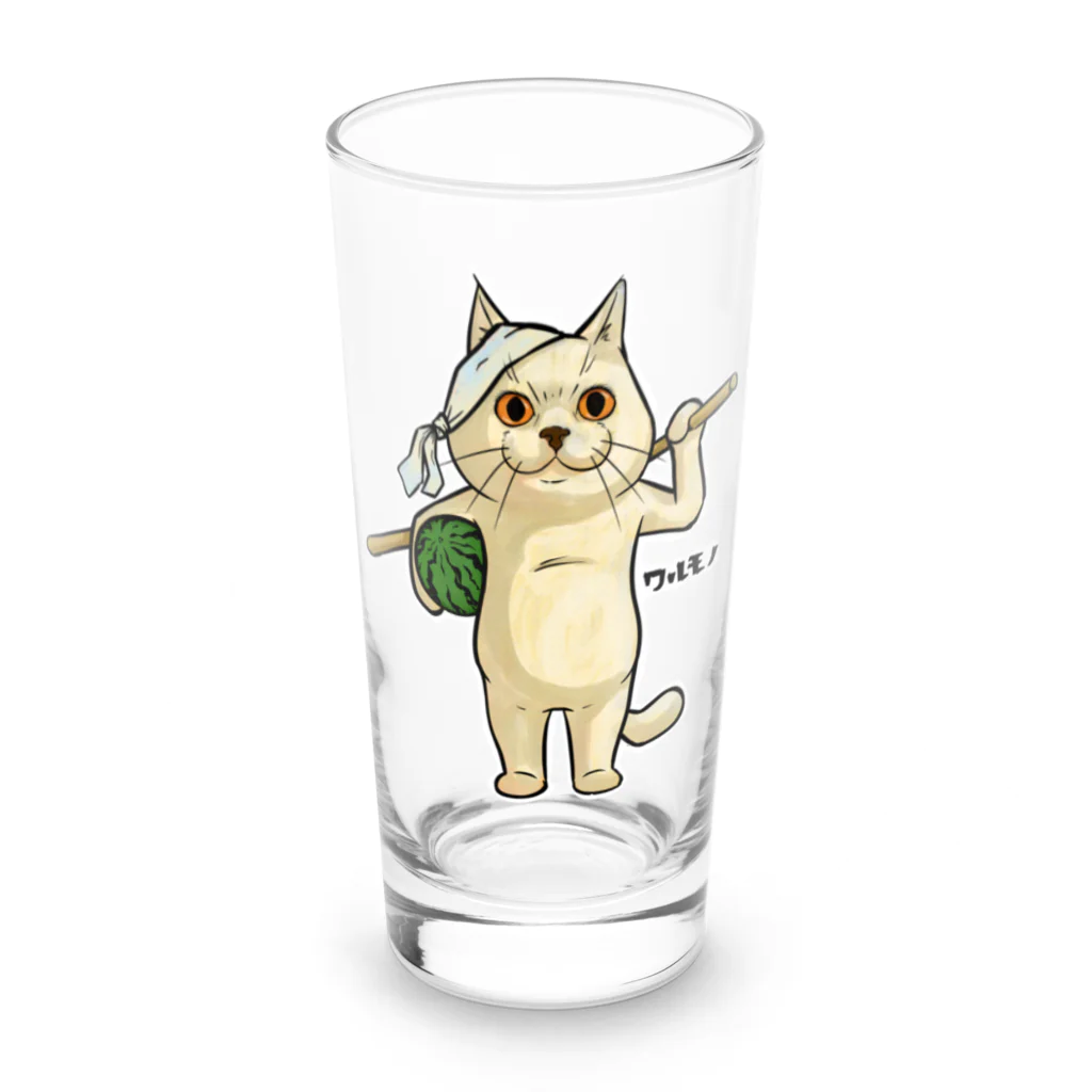 TAKE-TONのワルモノ Long Sized Water Glass :front