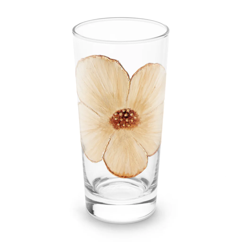 eclat-misaのflower series Long Sized Water Glass :front