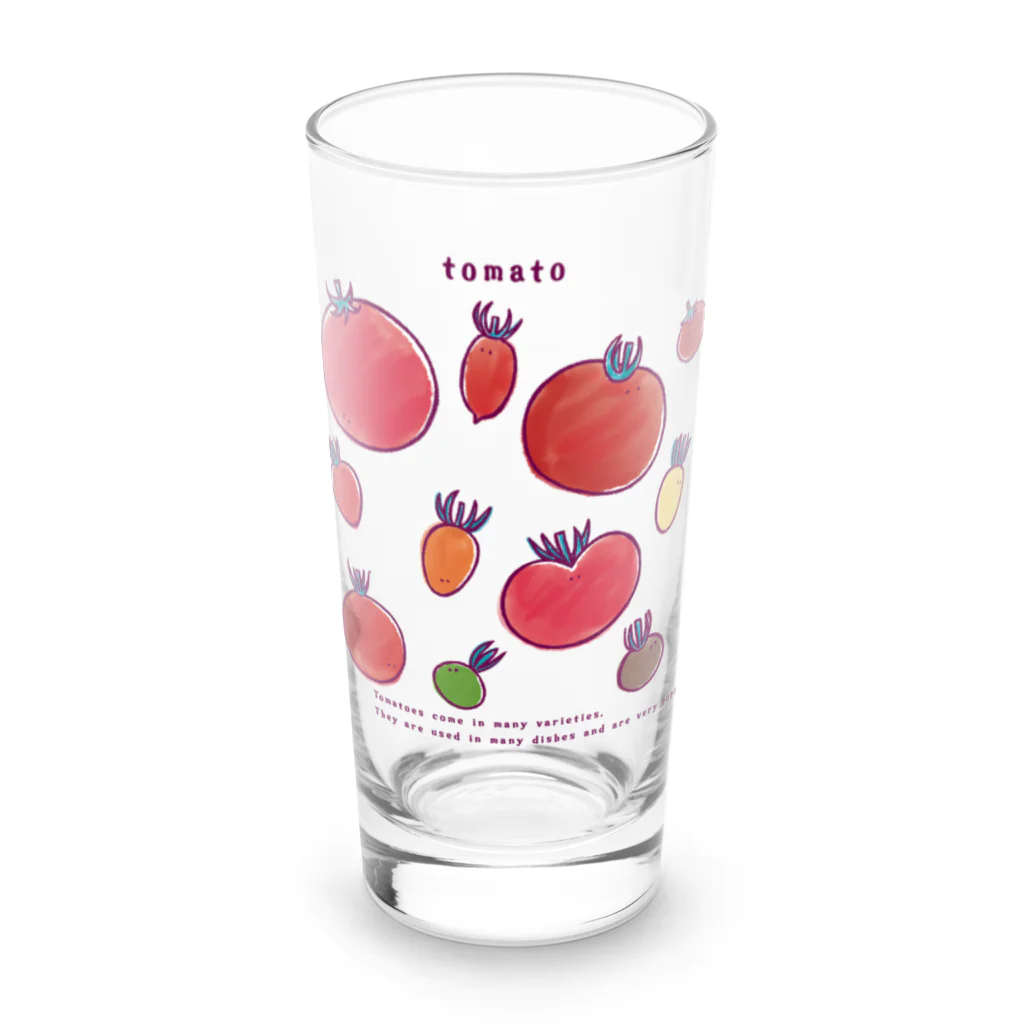 Aランチサラダ付SHOPの夏のtomatoさん2 Long Sized Water Glass :front