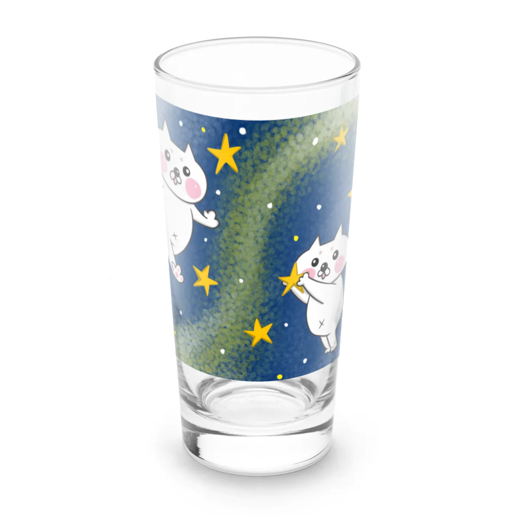 ぷぅみのあまのがわ Long Sized Water Glass :front